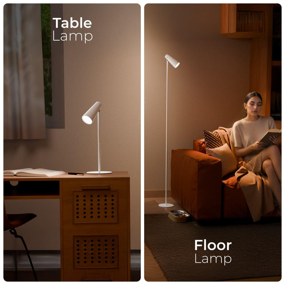 5-in-1 Rechargeable LED Study Lamp | Adjustable Desk & Floor Lamp